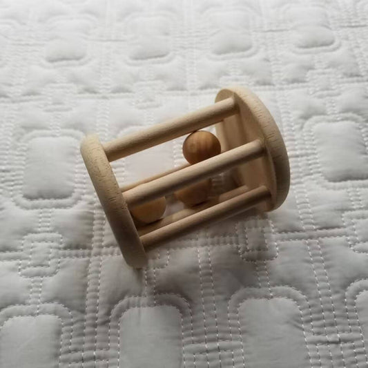 Baby Wooden Ball Rattle