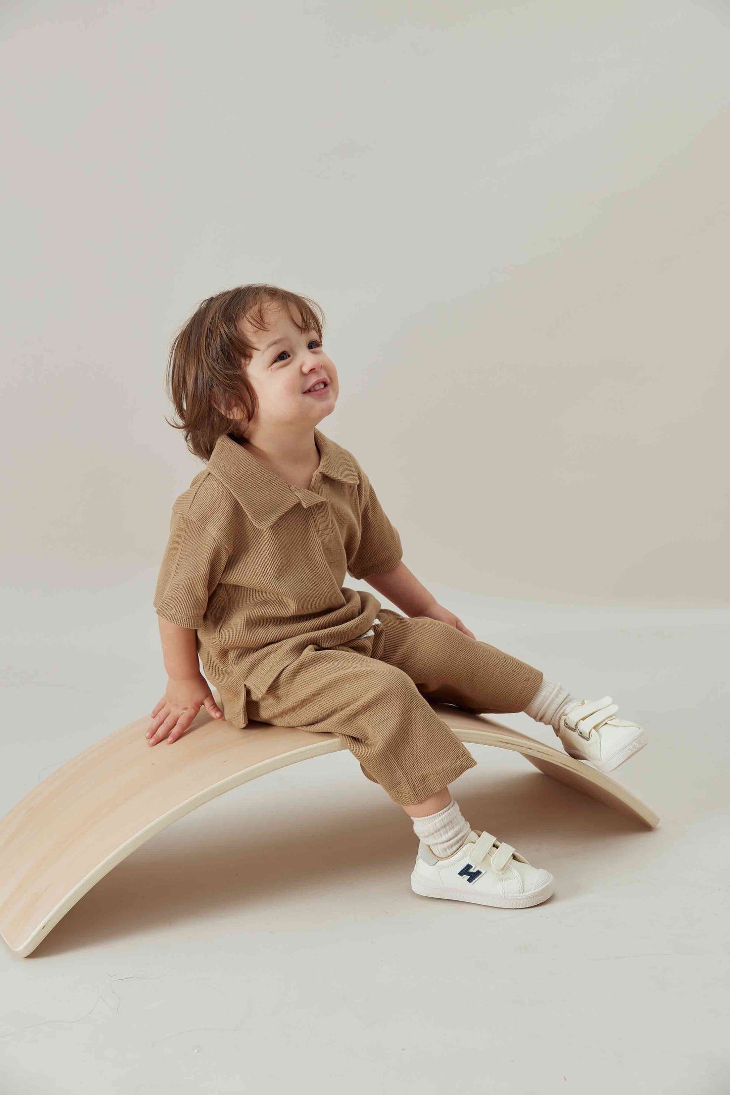 Toddler Organic Waffle Cropped Pant