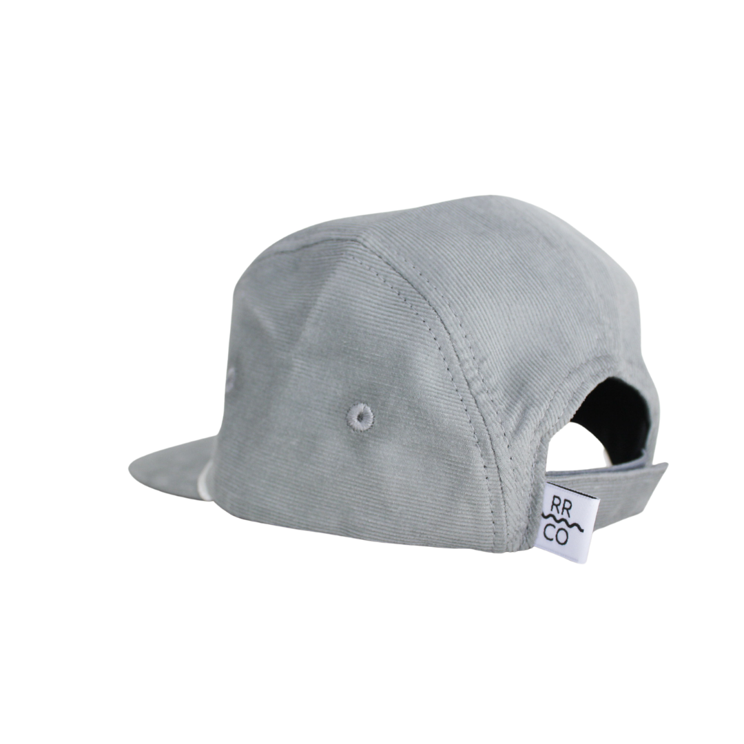 Corduroy Five-Panel Hat in Cloud