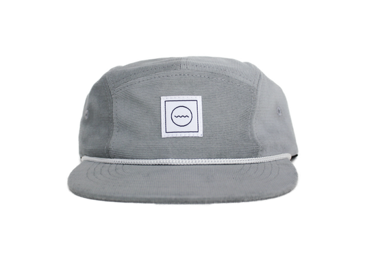 Corduroy Five-Panel Hat in Cloud