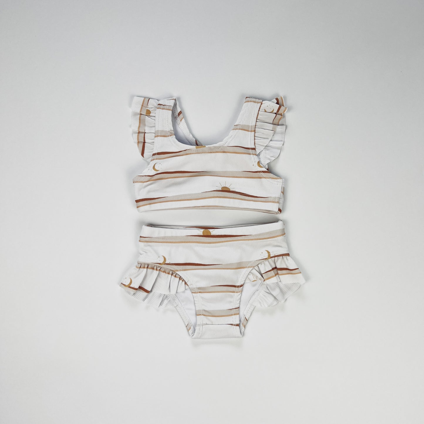 Golden Hour Ribbed Two Piece Swimsuit