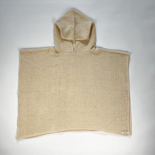 Organic Linen Beach Poncho