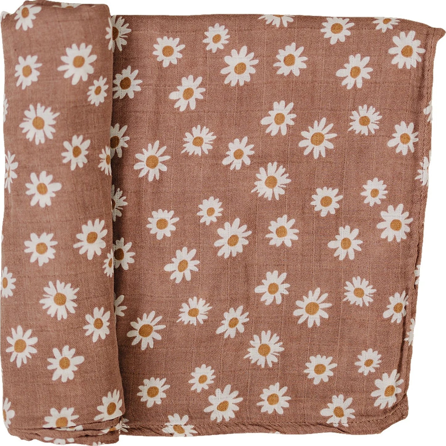 Daisy Muslin Swaddle Blanket