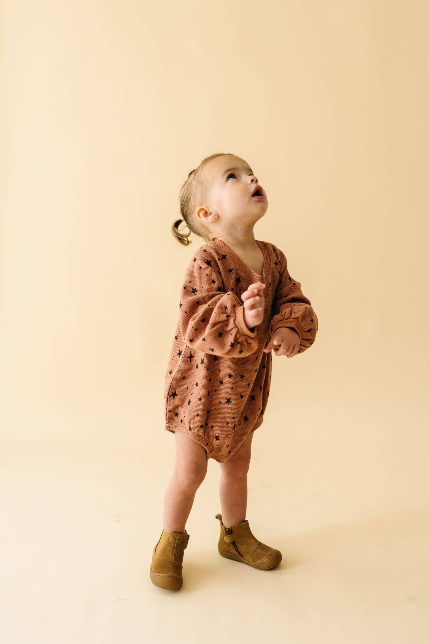 Organic Star Bubble Romper