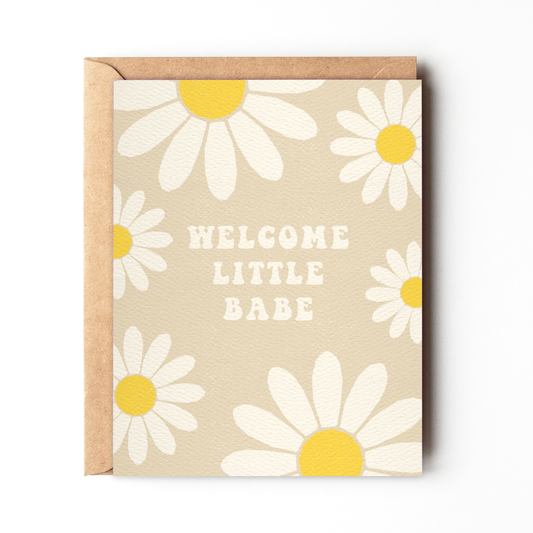 Welcome Little Babe Card