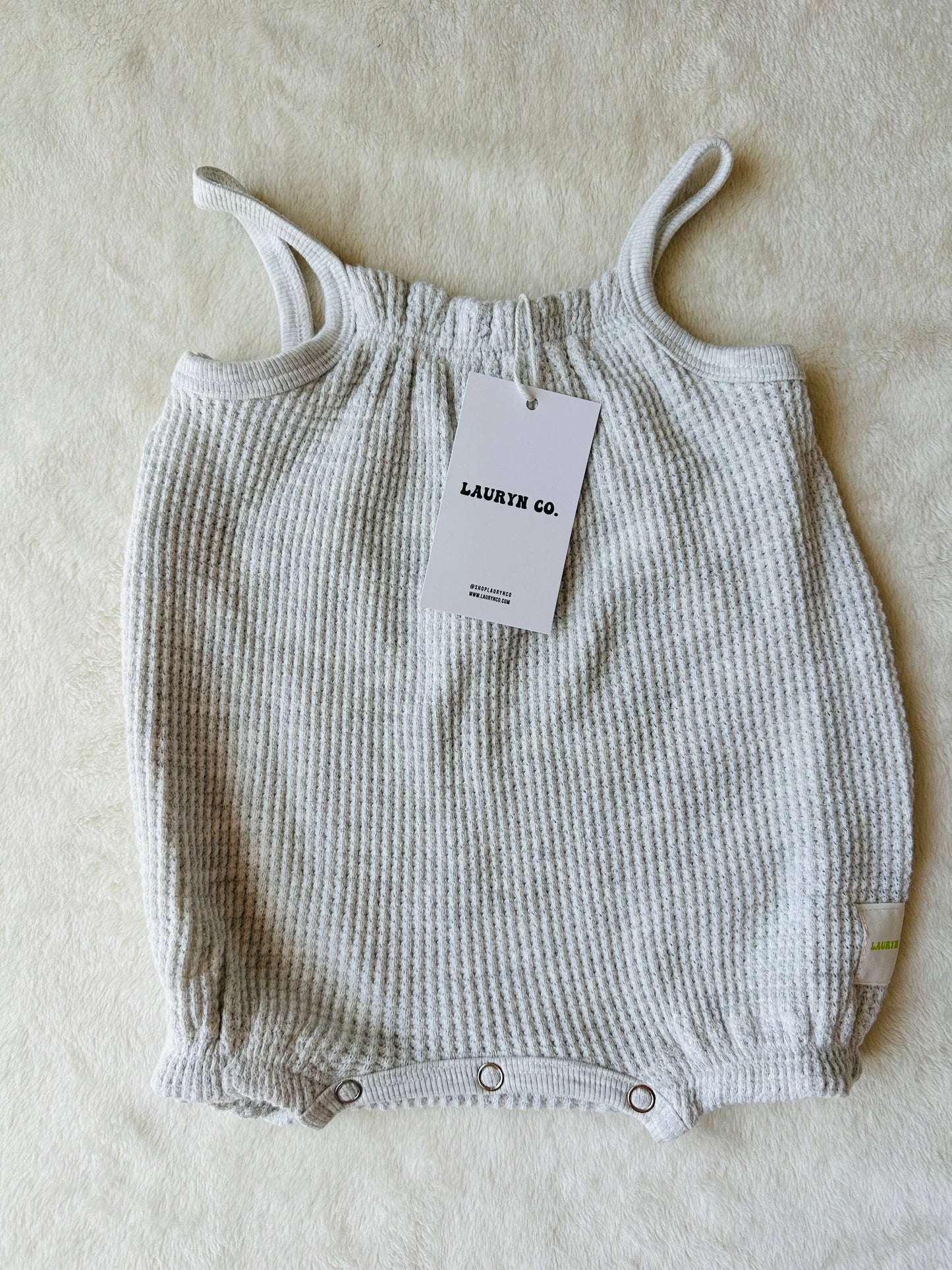 Waffle Bubble Romper