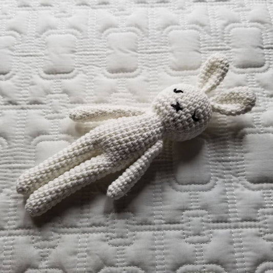 Knitted Bunny Rattle