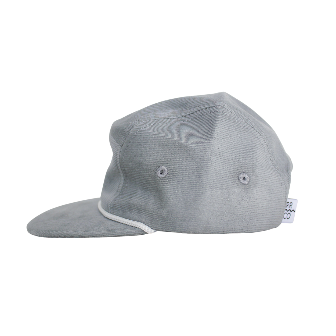 Corduroy Five-Panel Hat in Cloud