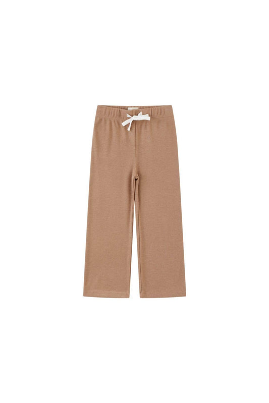 Toddler Organic Waffle Cropped Pant